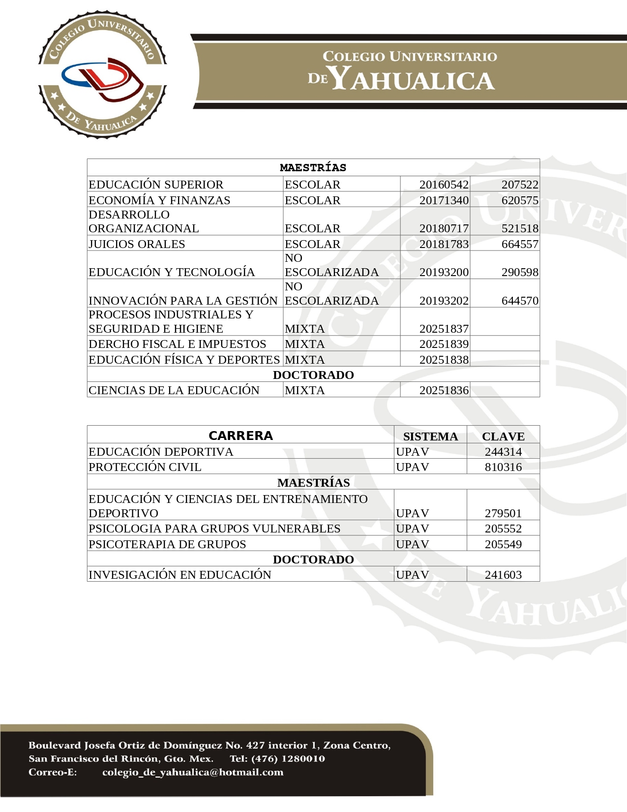 Colegio Universitario de Yahualica